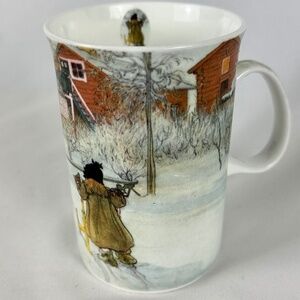 Yard and Wash House by Carl Larsson Coffee Mug Tea Cup Ashdene Fine Bone China